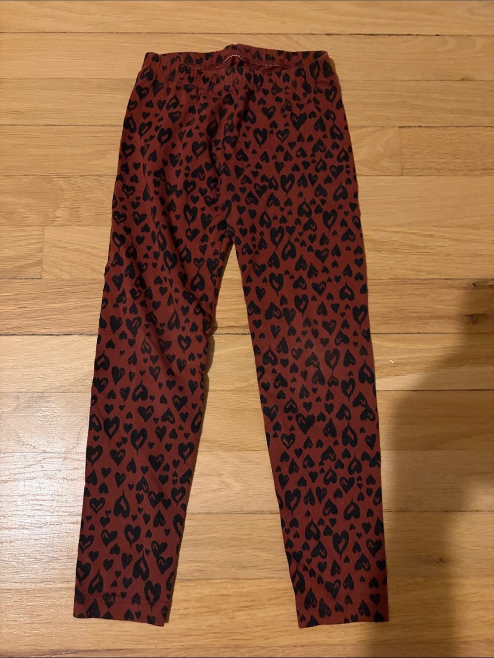 Kids Heart Print Leggings